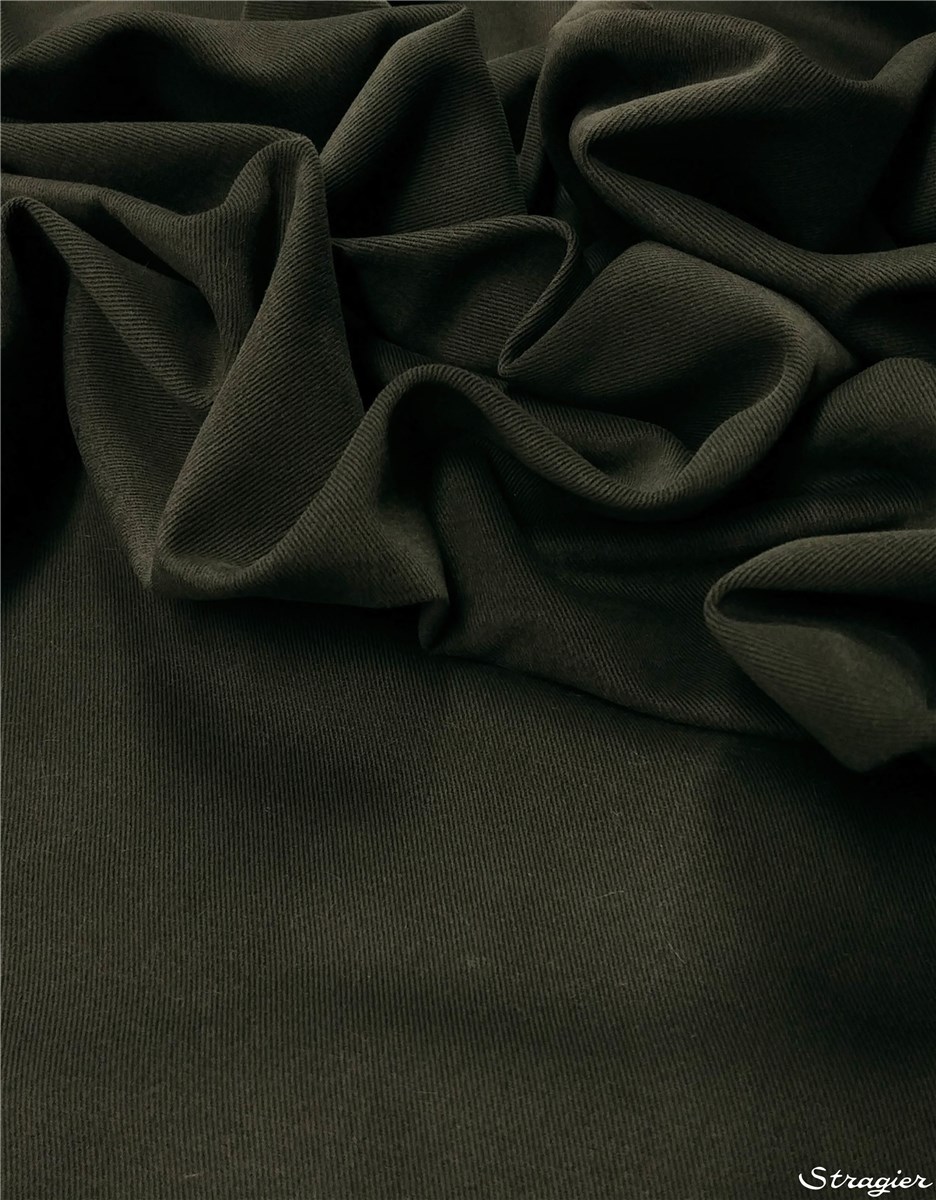 Coton sergé émerisé - Uni - Bronze