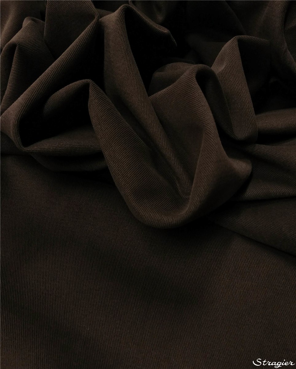 Cotton Twill - Sandwashed - Plain - Café
