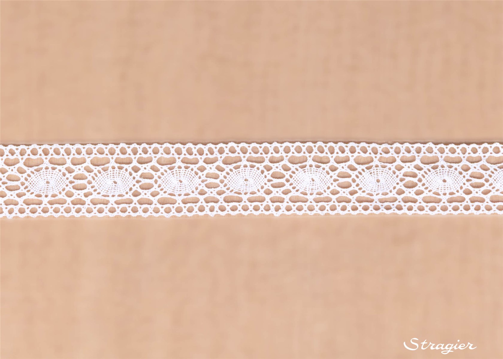 Dentelle de Coton - 011674 - Blanc - 32 mm