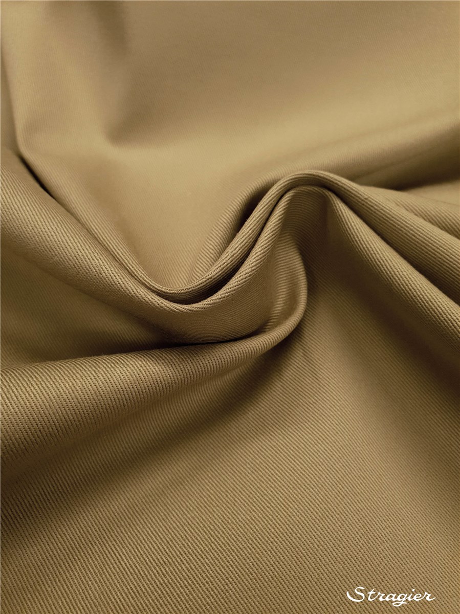 Gabardine - Stretch - Plain - Beige Chamois