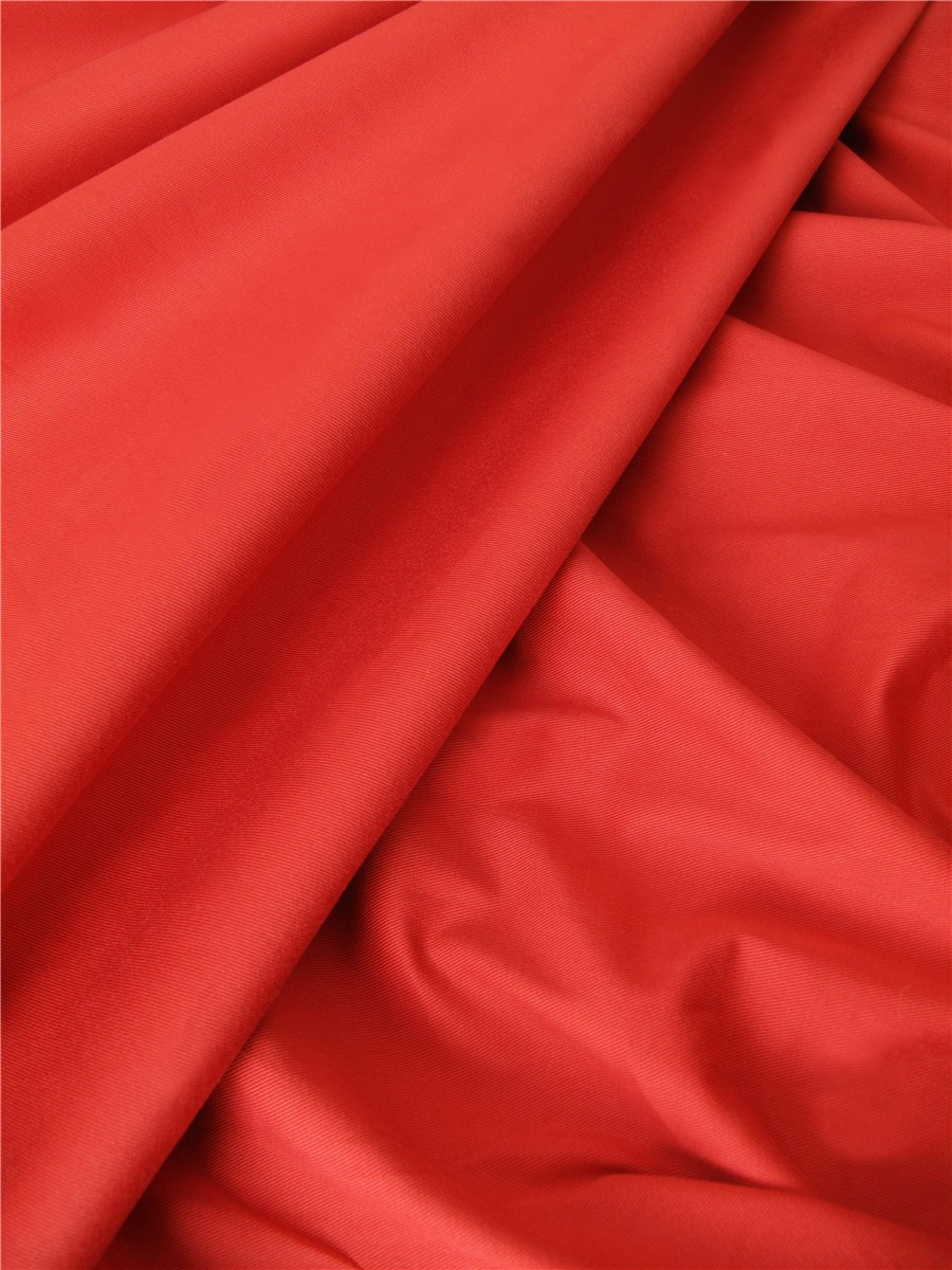 Gabardine Stretch - uni - Rouge brique