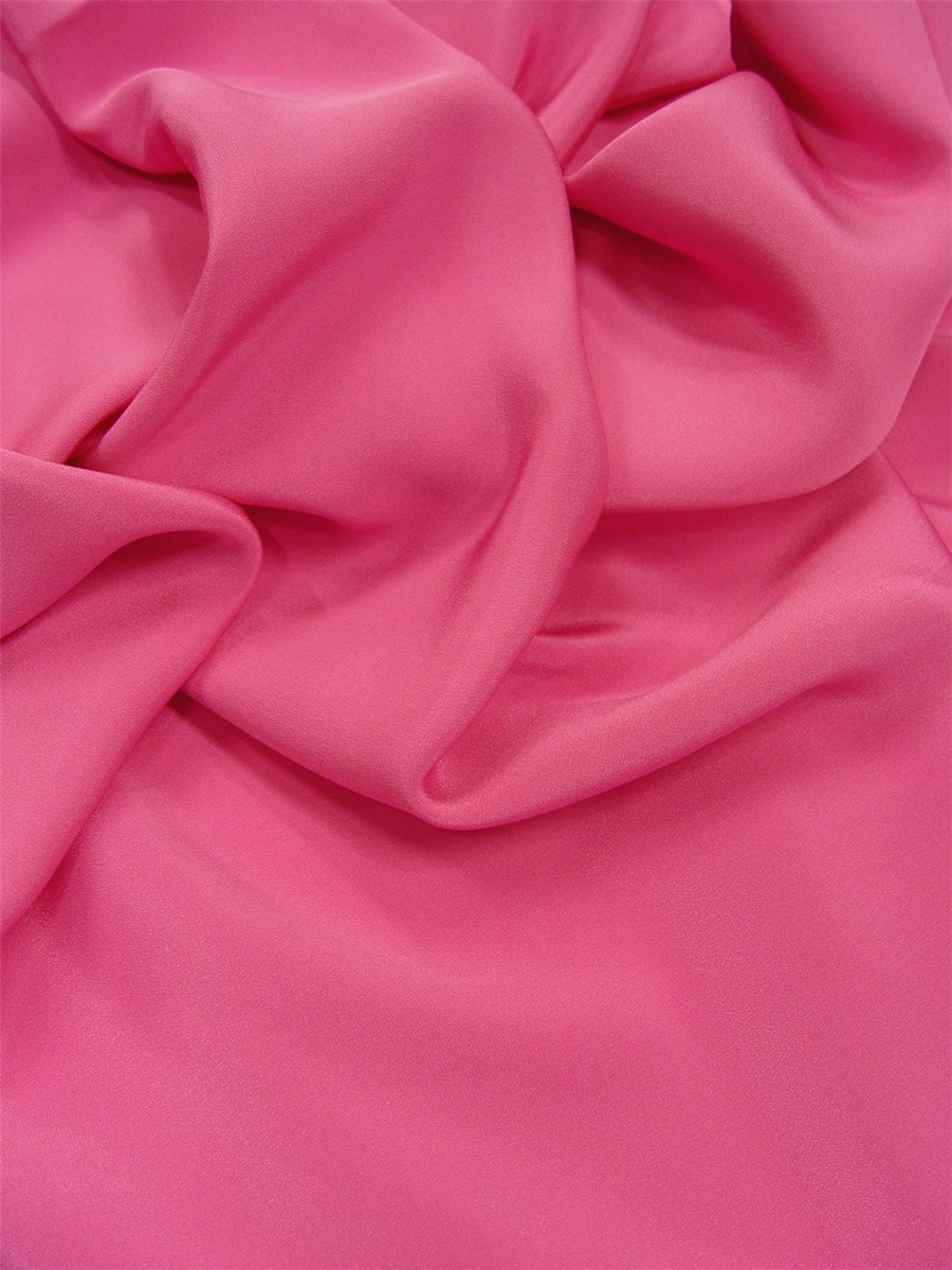 Drap de soie - uni - Rose Phlox