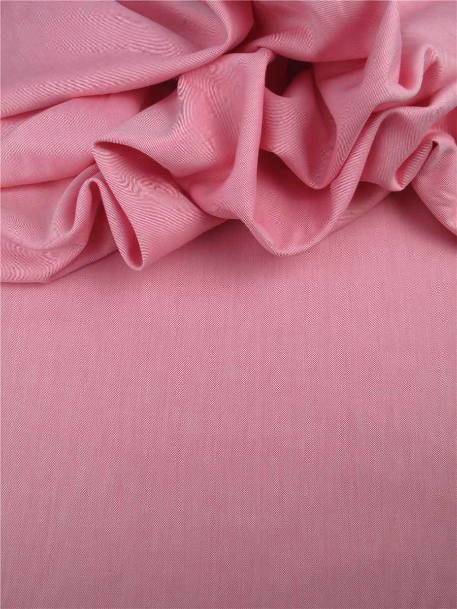 Twill Coton léger - uni - Framboise 