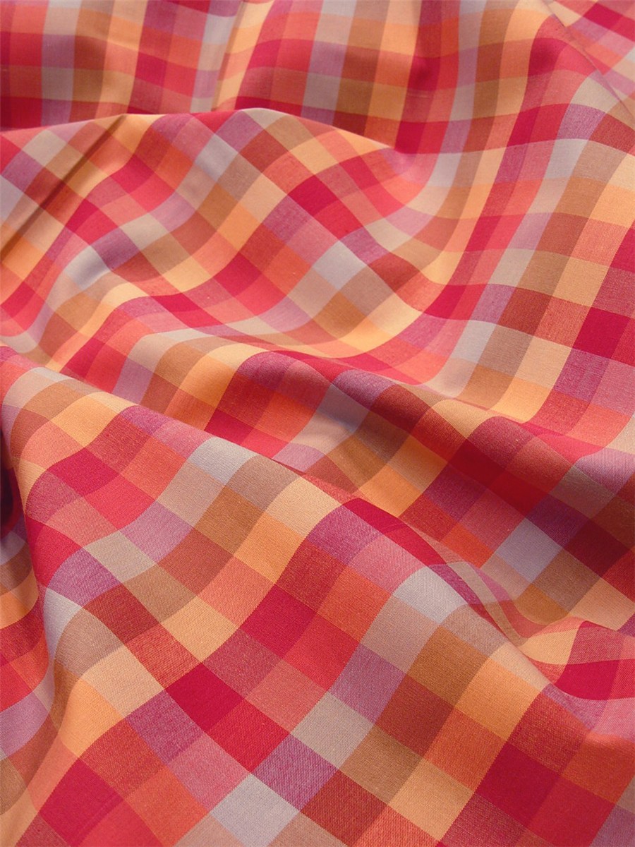 Poplin - sandwashed - Touco - Framboise