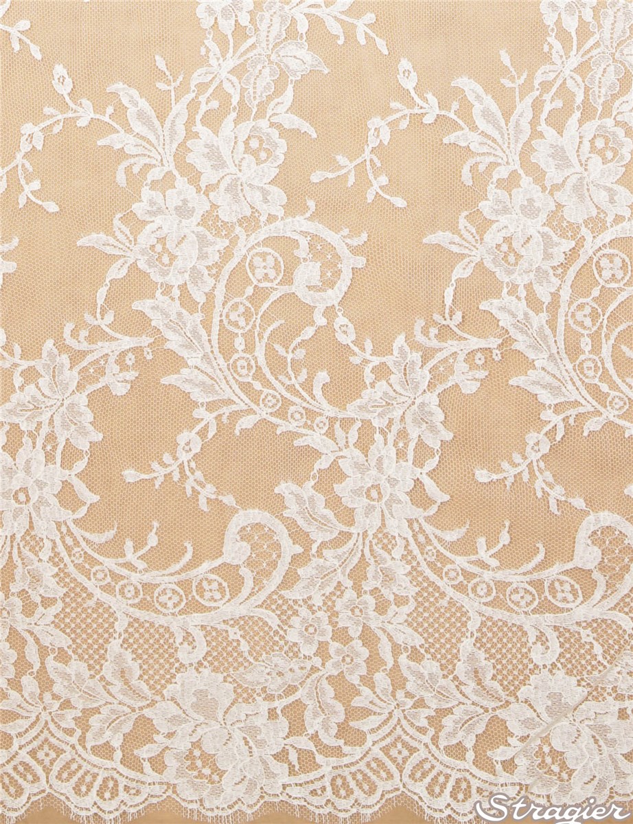 Calais Lace - Ombline - Stragier Porcelain - 175 cm