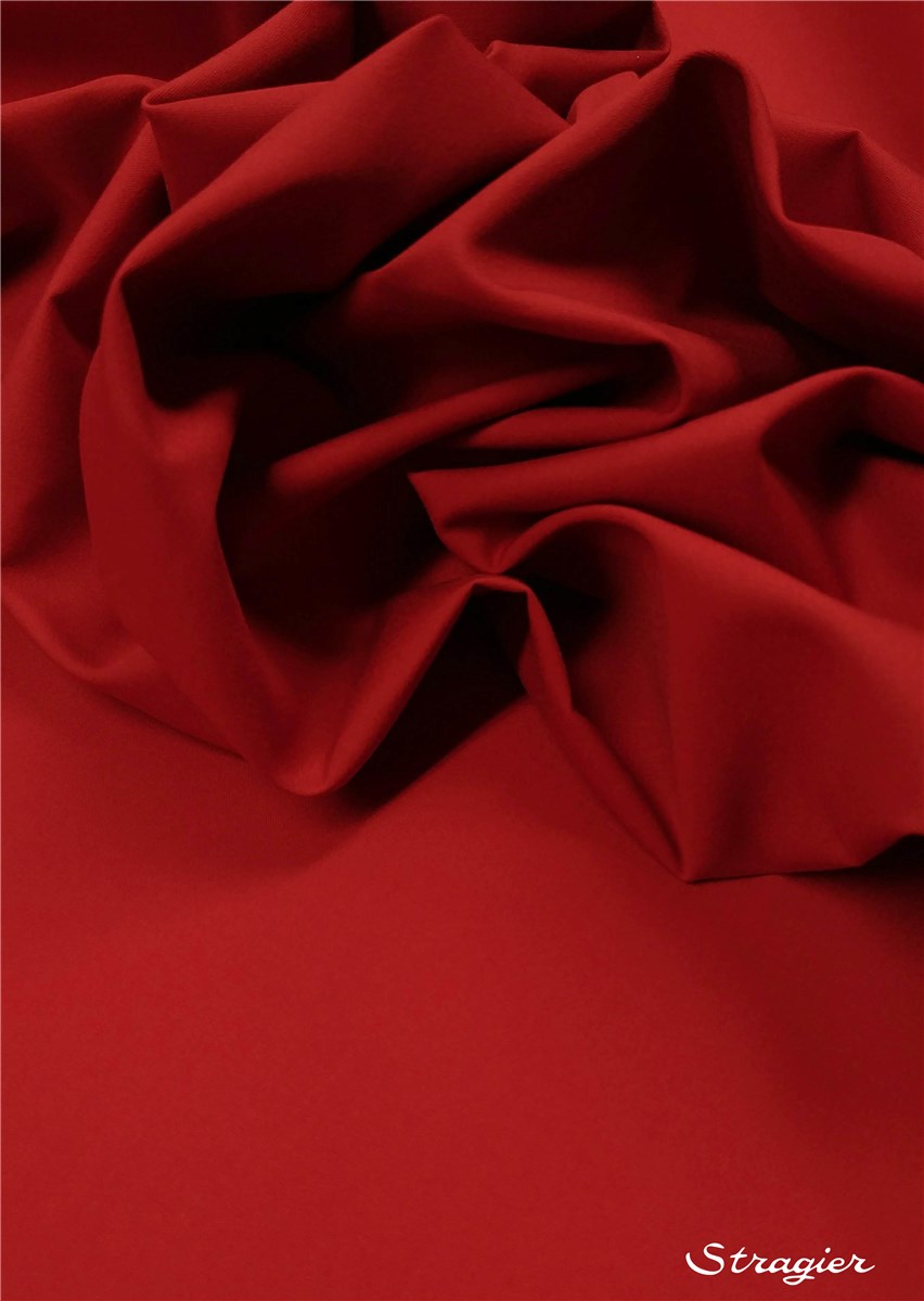 Coton "Rainproof" - uni - Red