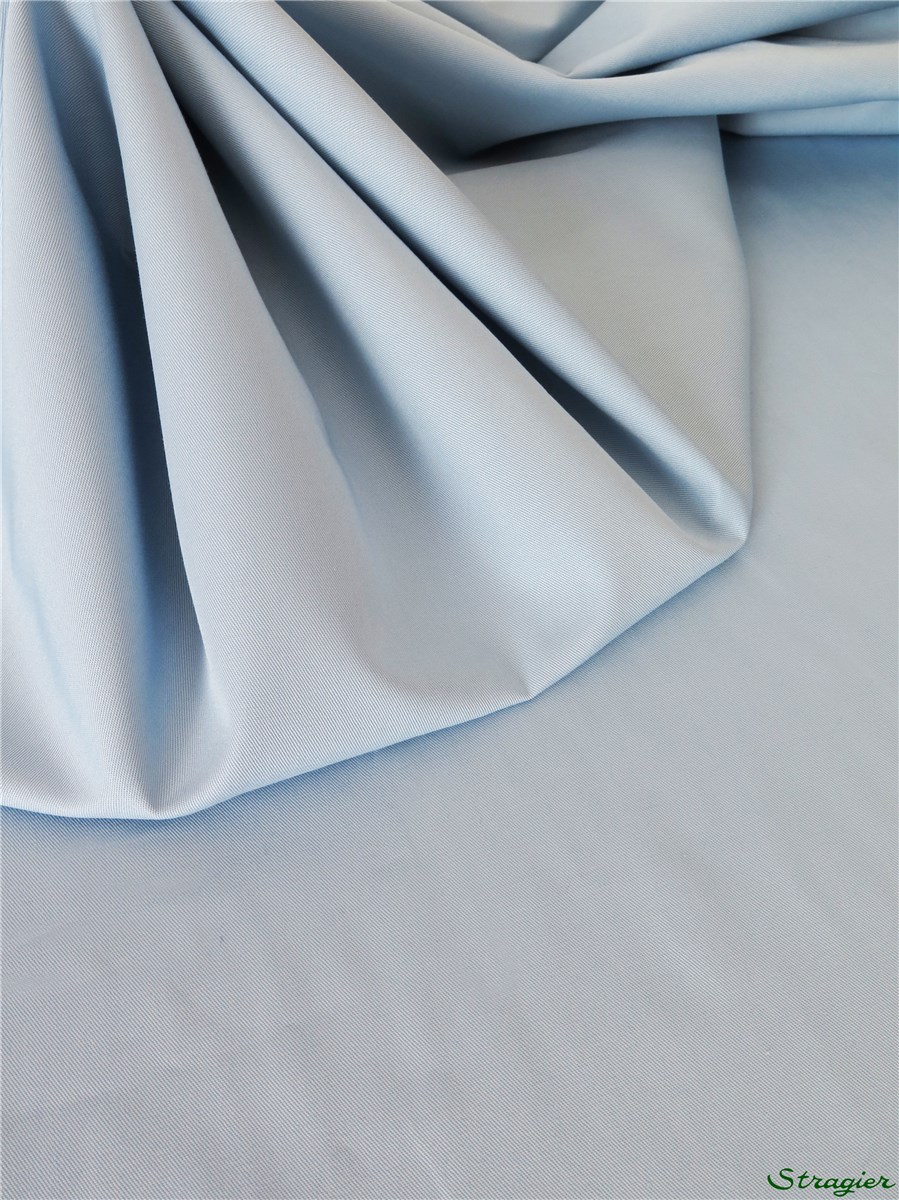 Cotton Twill - light - Plain - Bleu Clair