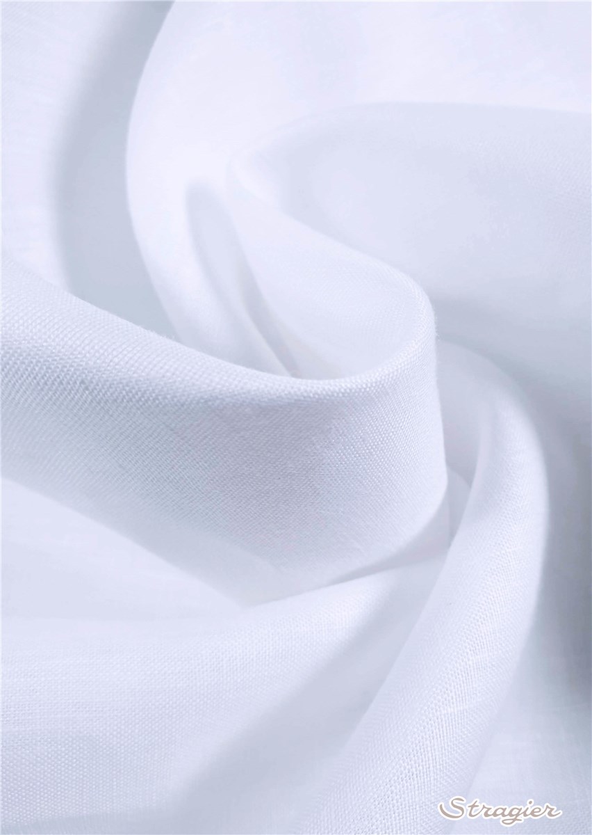 Linen Percale - Plain - Opt White - 300 cm