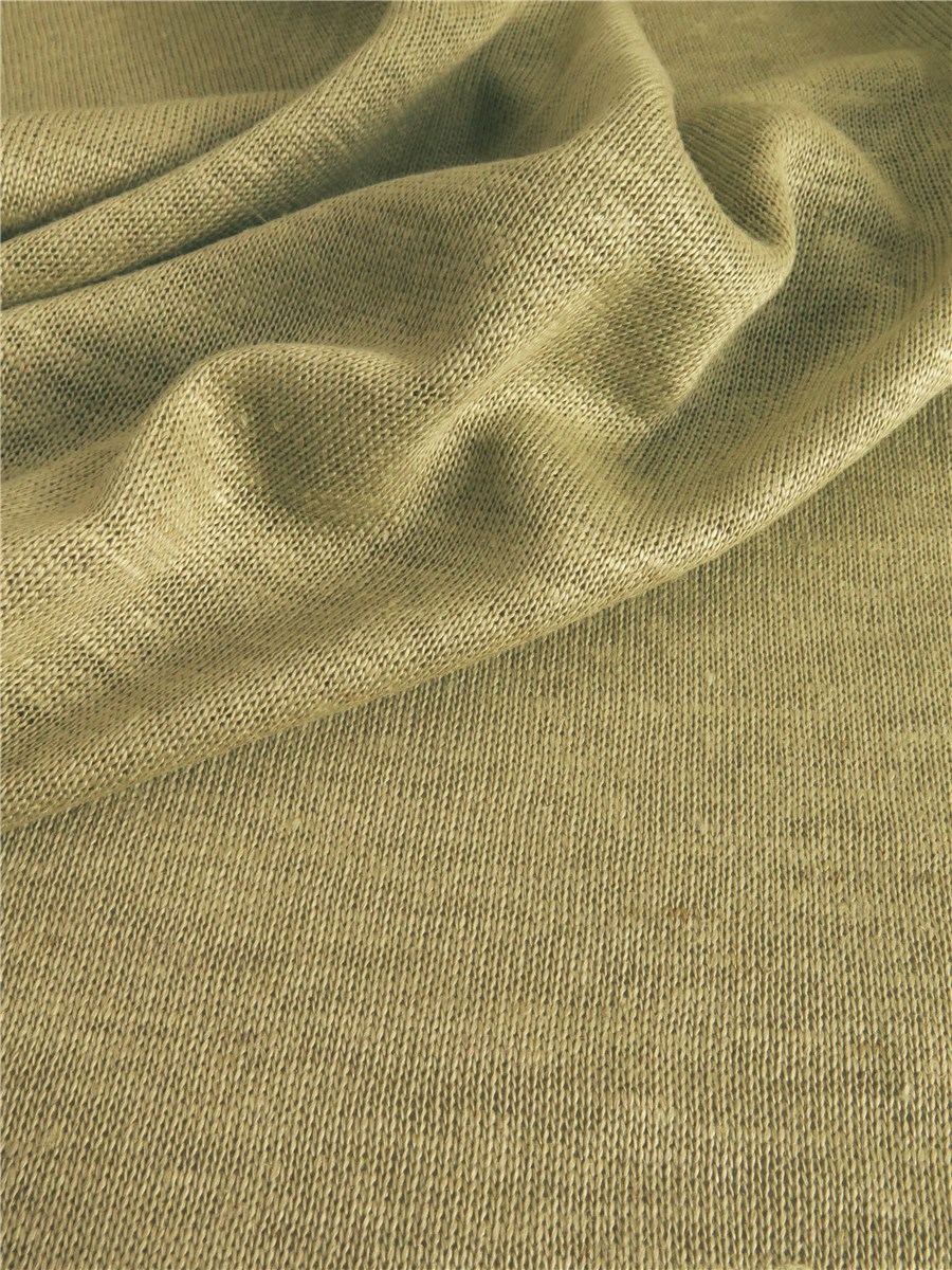 Jersey Pur Lin - uni - Lichen 