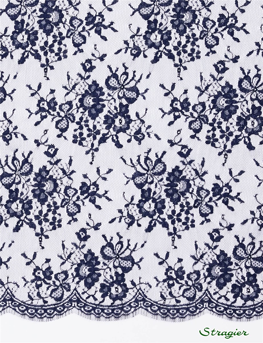 Dentelle de Calais - Milianie - Marine - 92 cm