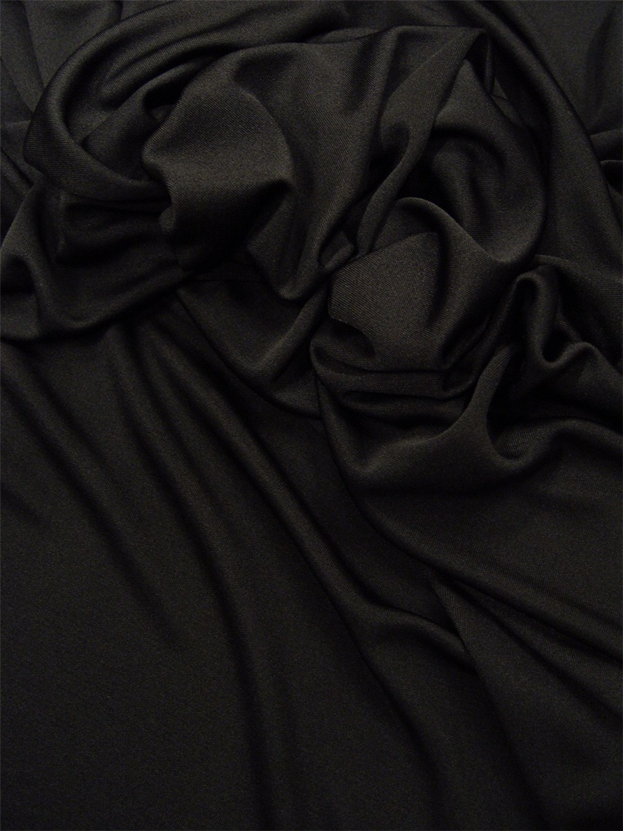 Silk Jersey -150gr/sqm - Plain - Noir