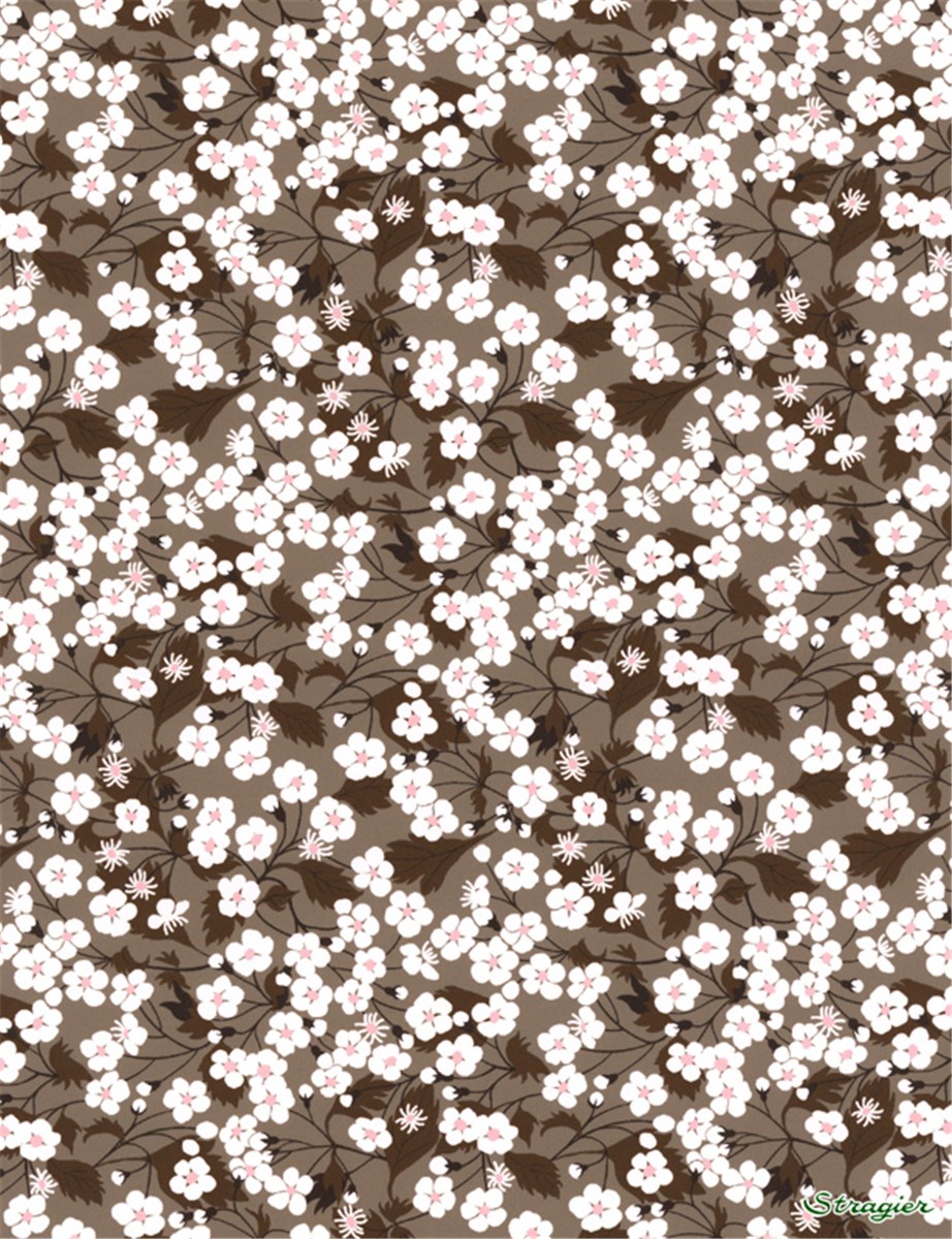 Liberty Tana Lawn - 1033 Mitsi - Chocolat 