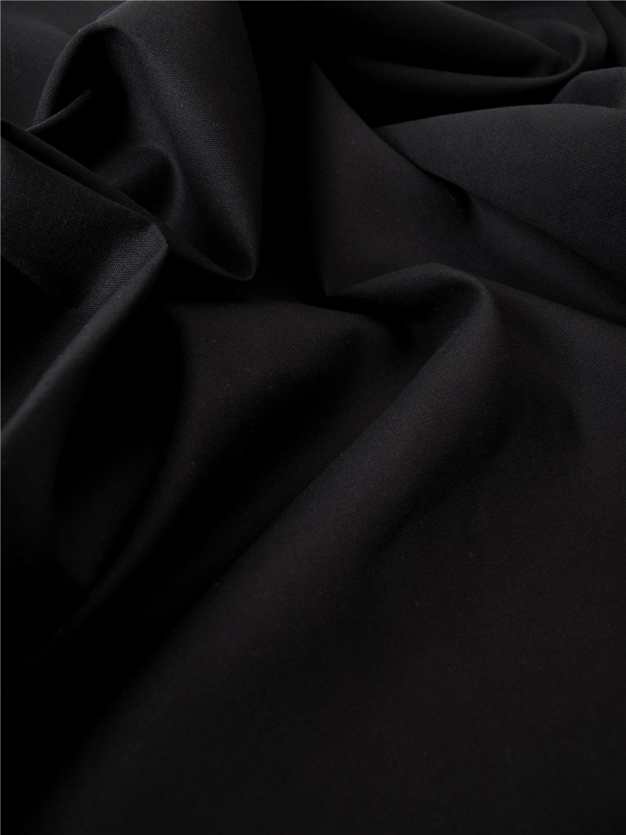 Popeline 32 fils/cm - uni - Noir