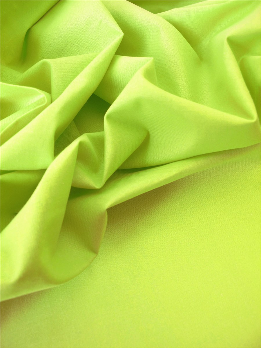 Poplin 32 threads/cm - Plain - Pomme