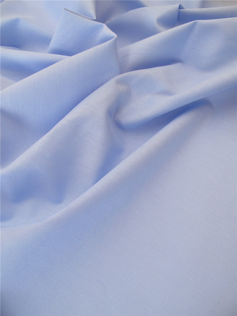 Popeline 32 fils/cm - uni - Ciel