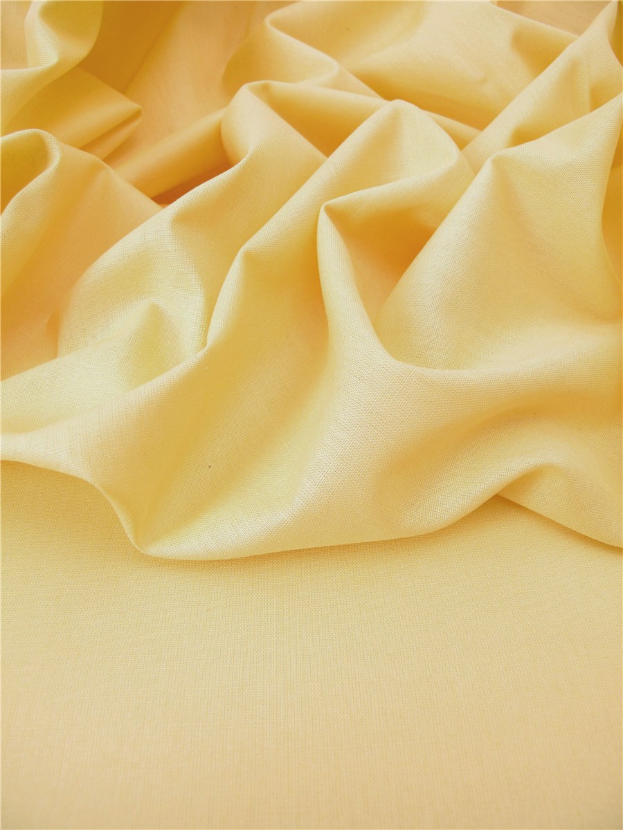 Poplin 32 threads/cm - Plain - Banane
