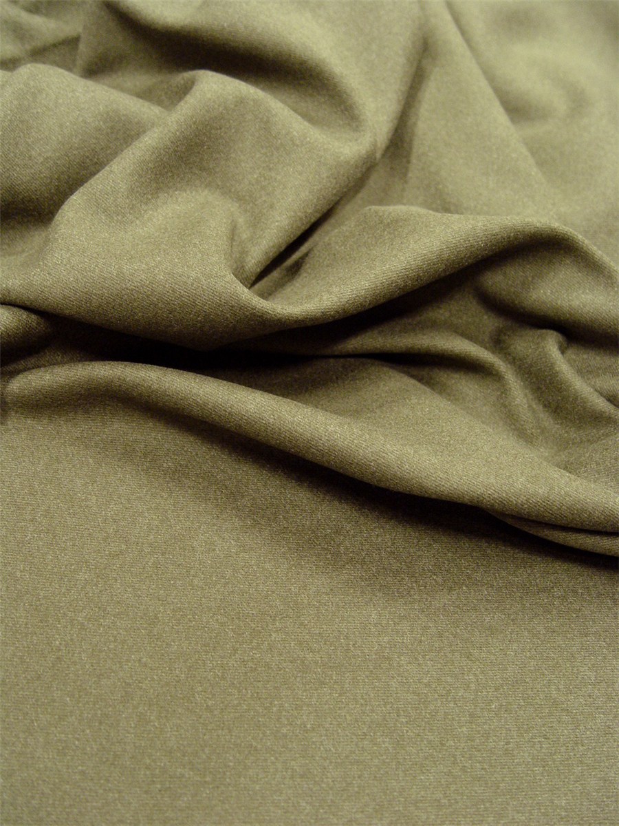 Flanelle de coton double face - uni - Lichen