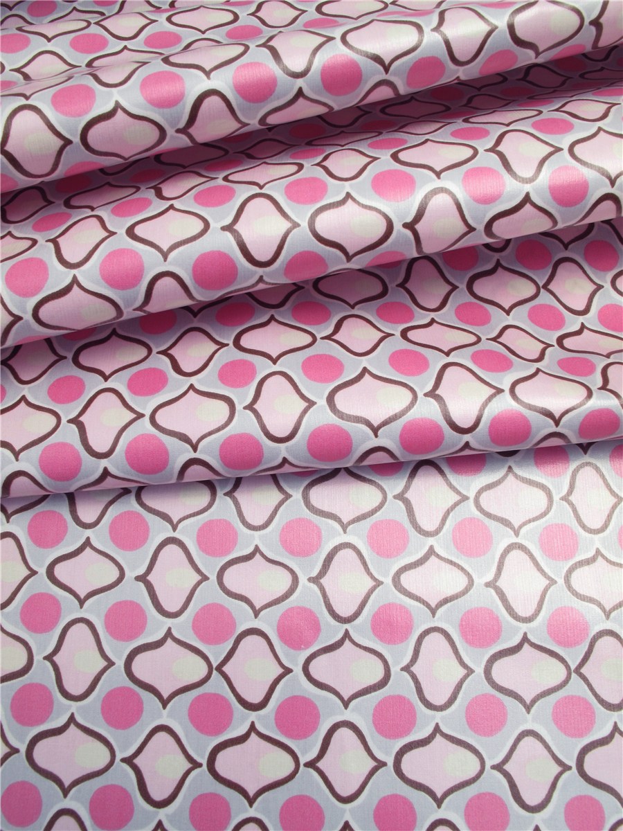 Popeline enduite satinée - Tomette - 5 