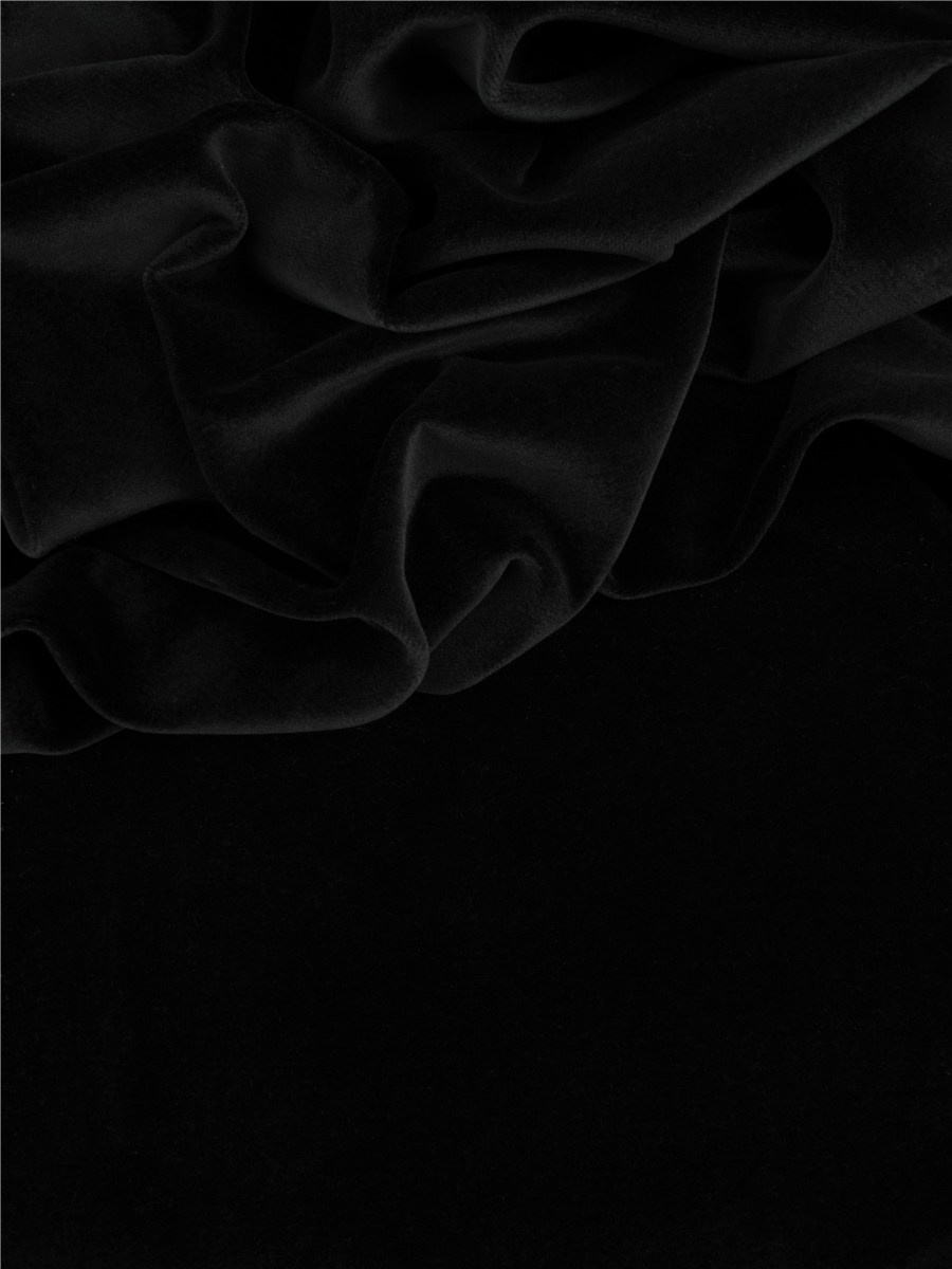 Velvet - smooth - high Quality Yarn - Plain - Noir