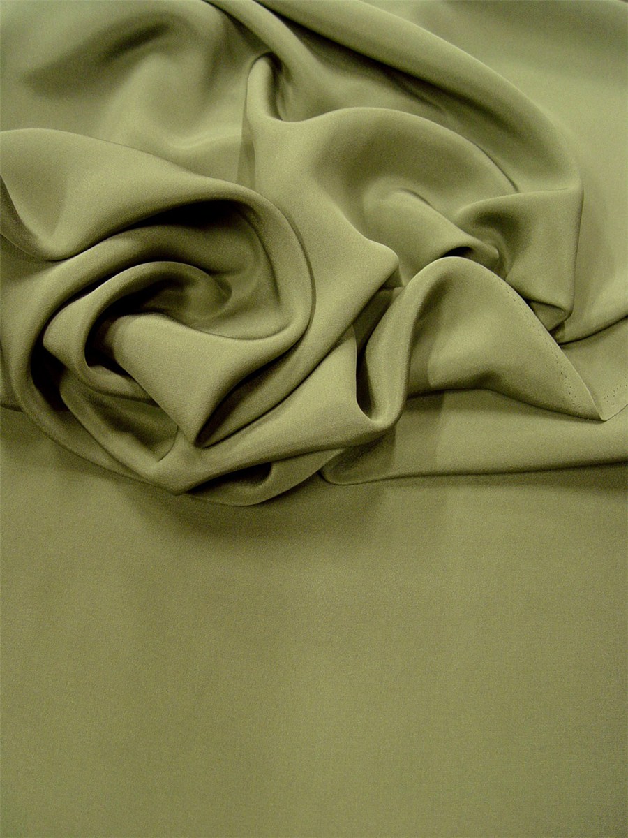 Silk Cloth - Plain - Peuplier