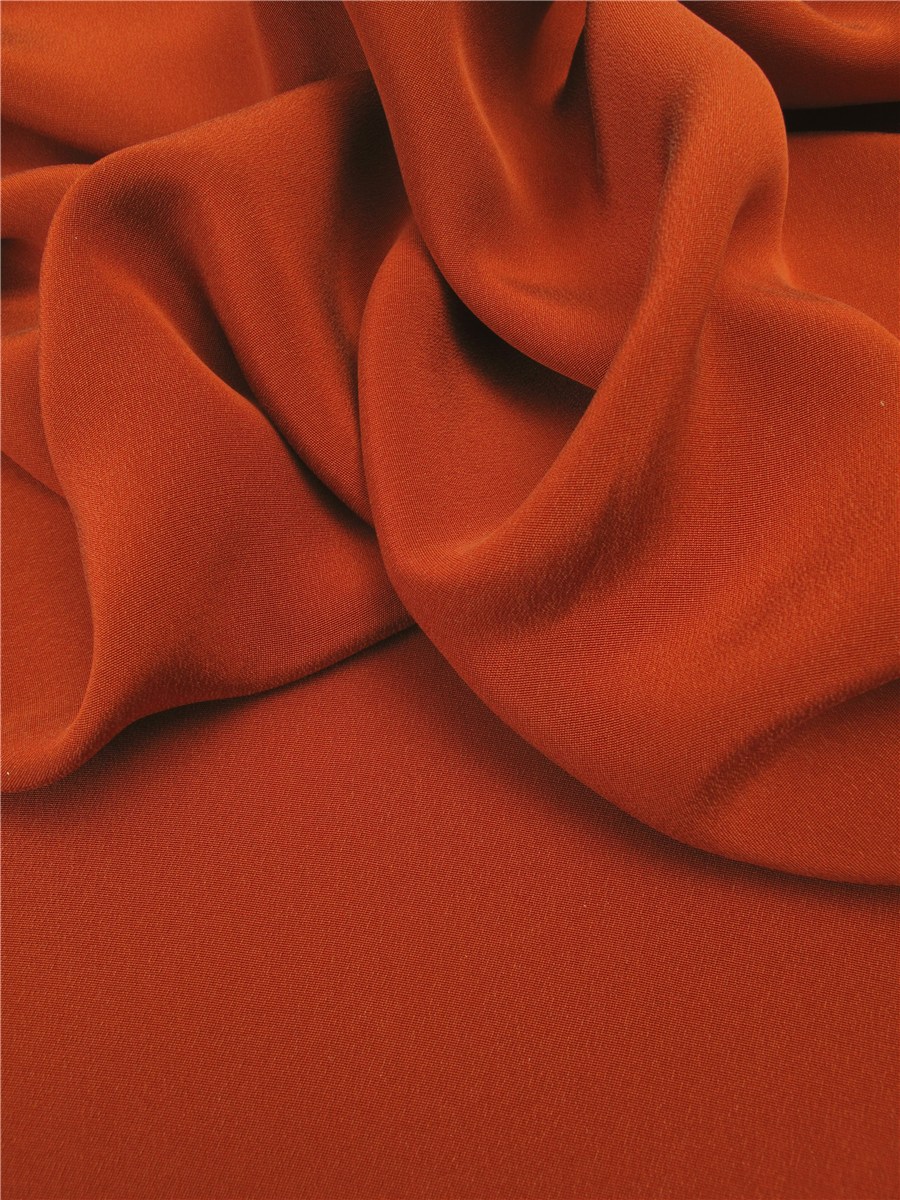 Silk Cloth - Plain - Paprika