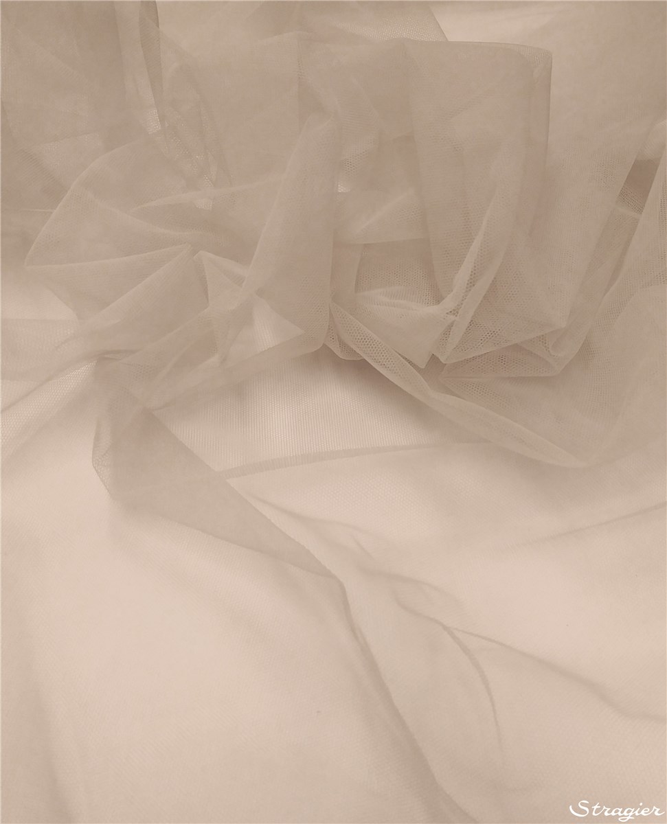 Tulle - Extra soft - Plain - Grège