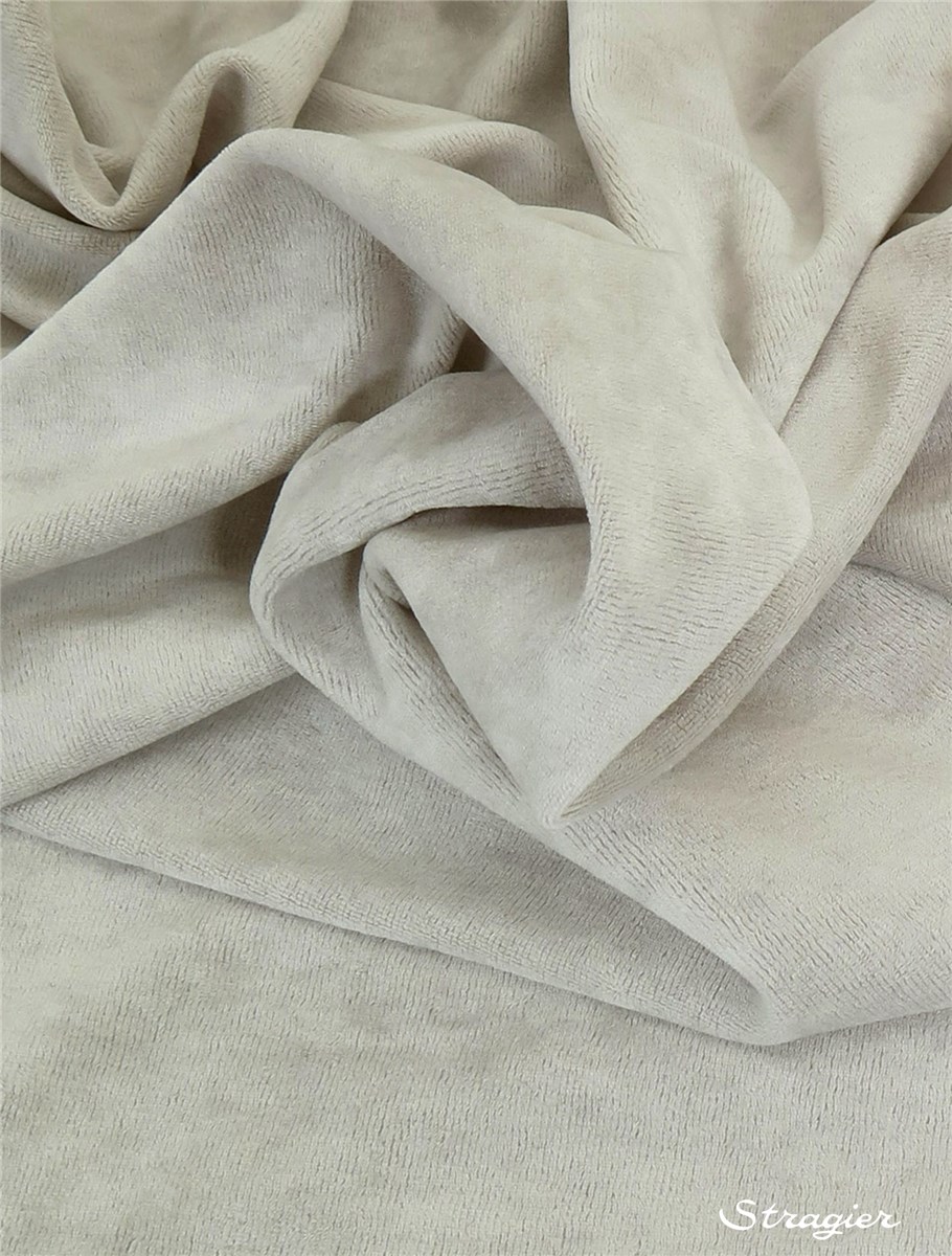 Nicki Fabric - Plain - Gris perle