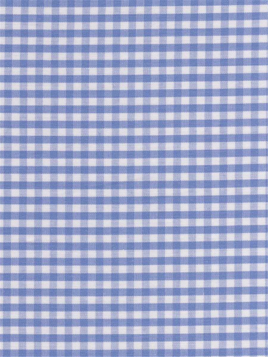 Popeline - Vichy 3mm - Azur