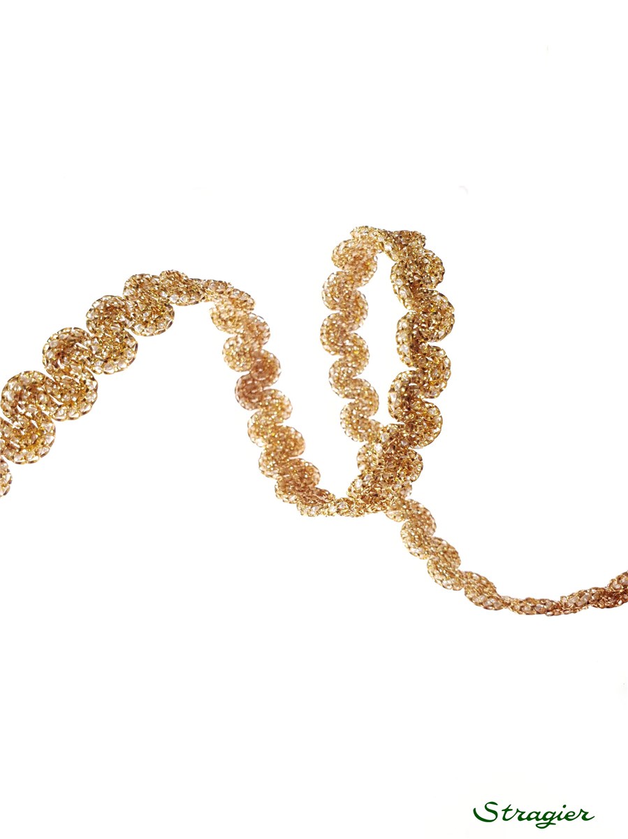 Galon de passementerie - uni - Or - 13 mm