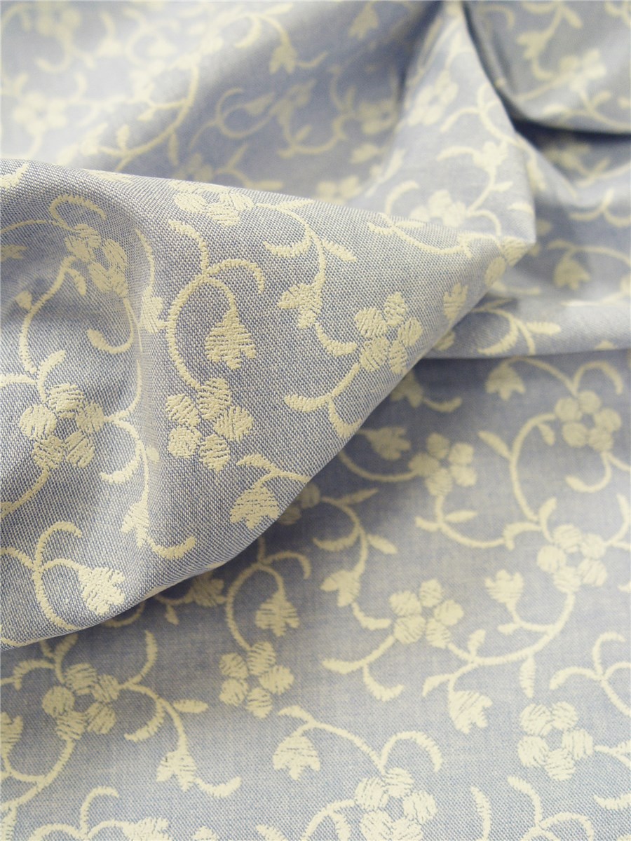 Chambray - printed - 010824 - Bleu Azur