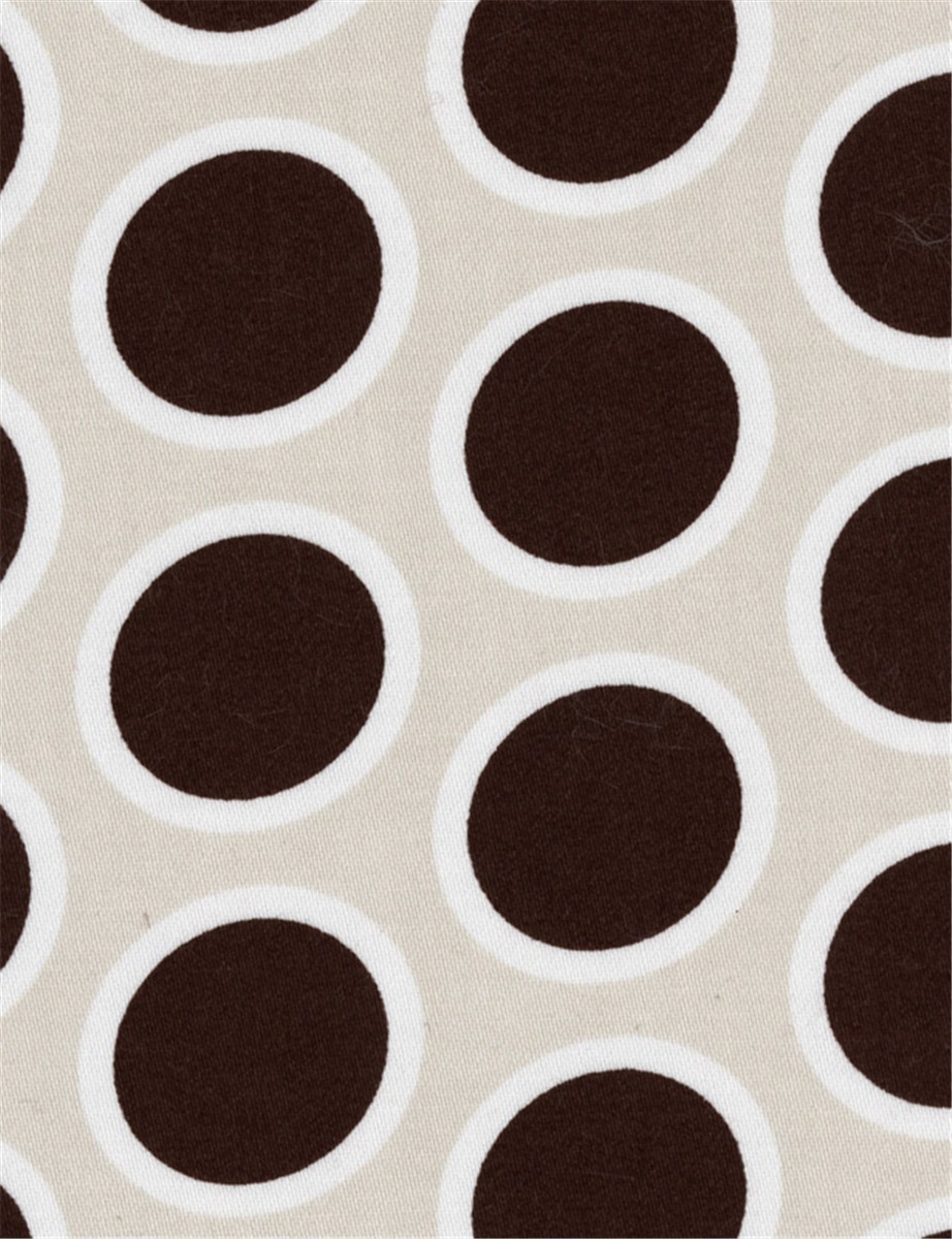 Satin de Coton peau de pêche - Pibal - Chocolat 
