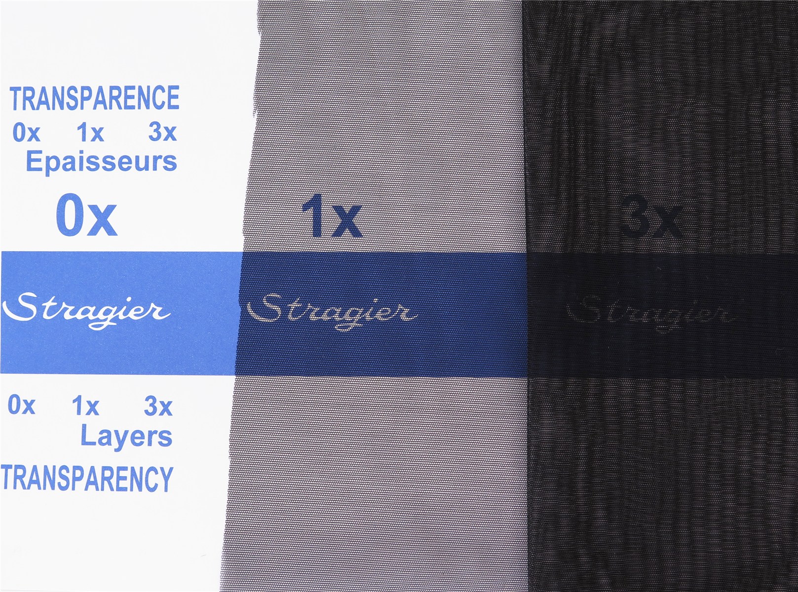 Tulle Stretch - uni - Noir