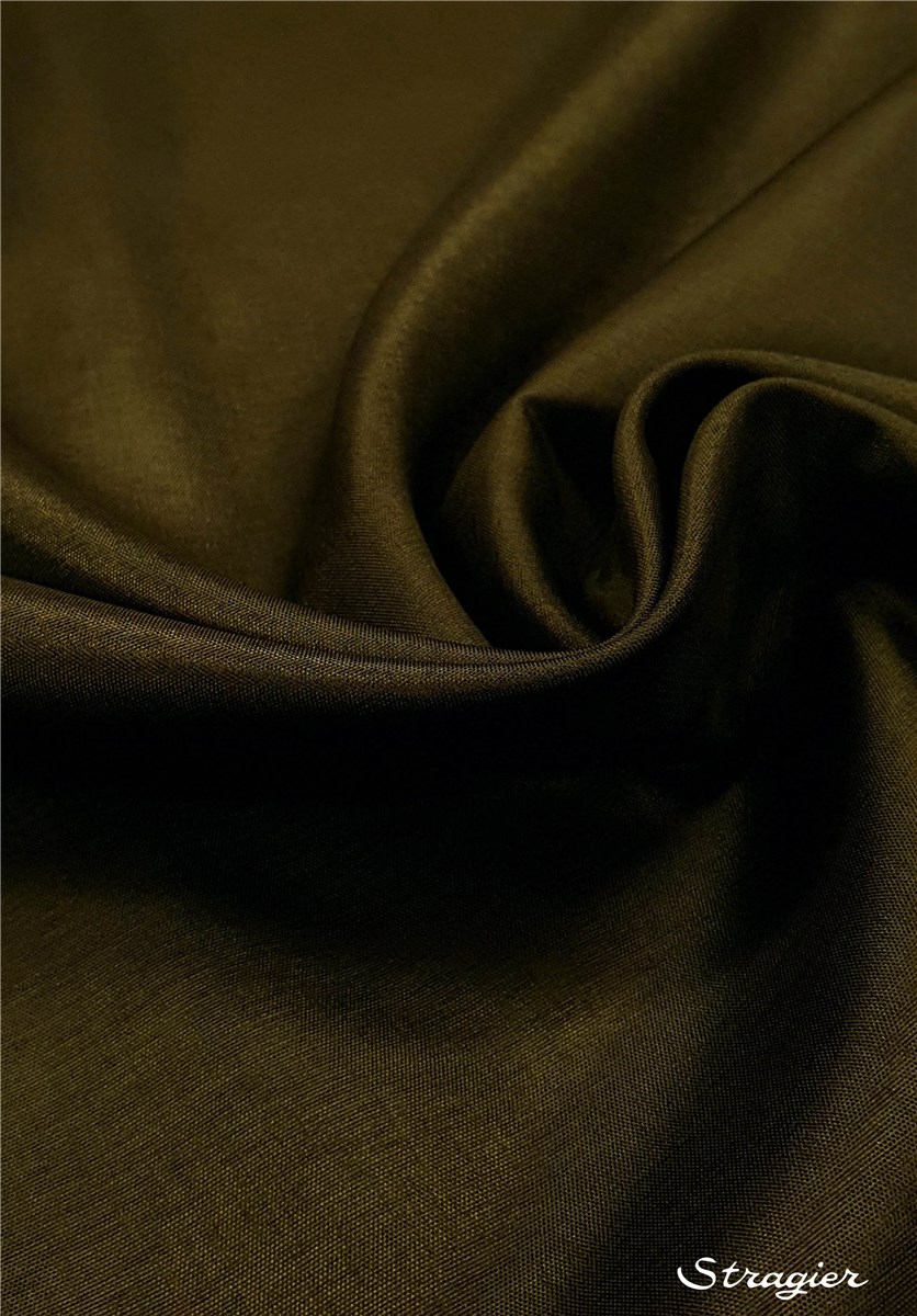 Venezia Lining - Plain - 4801 - Olive brûlée
