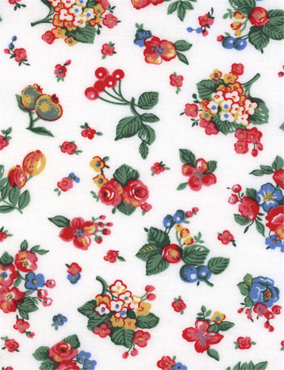 Poplin - glazed - Camille - Blanc