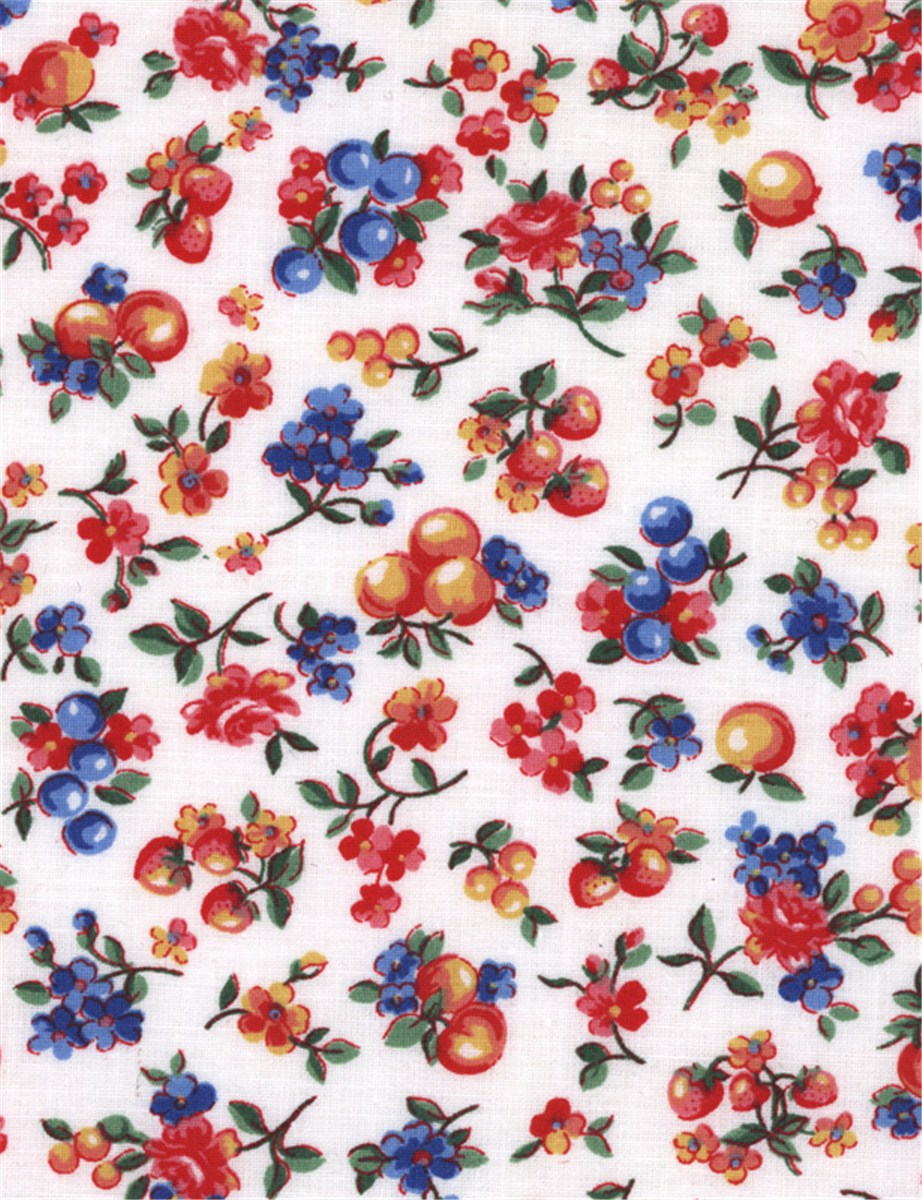 Poplin - glazed - Sarah - Blanc