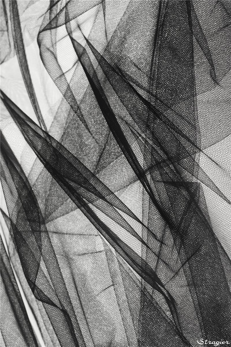 Tulle Invisible - Uni - Noir