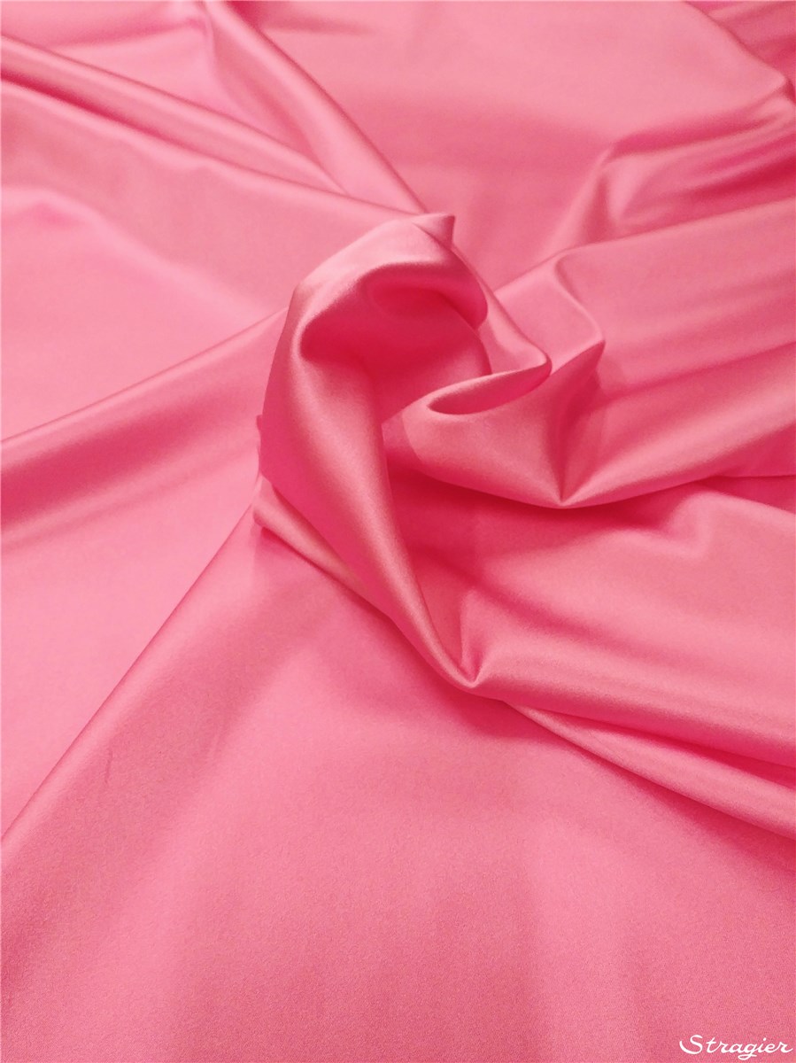 Silk Satin - stretch - Plain - Hello pink