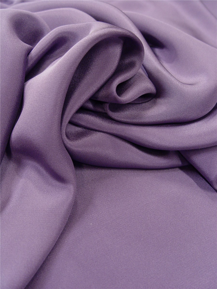 Crêpe Marocain - Uni - Purple
