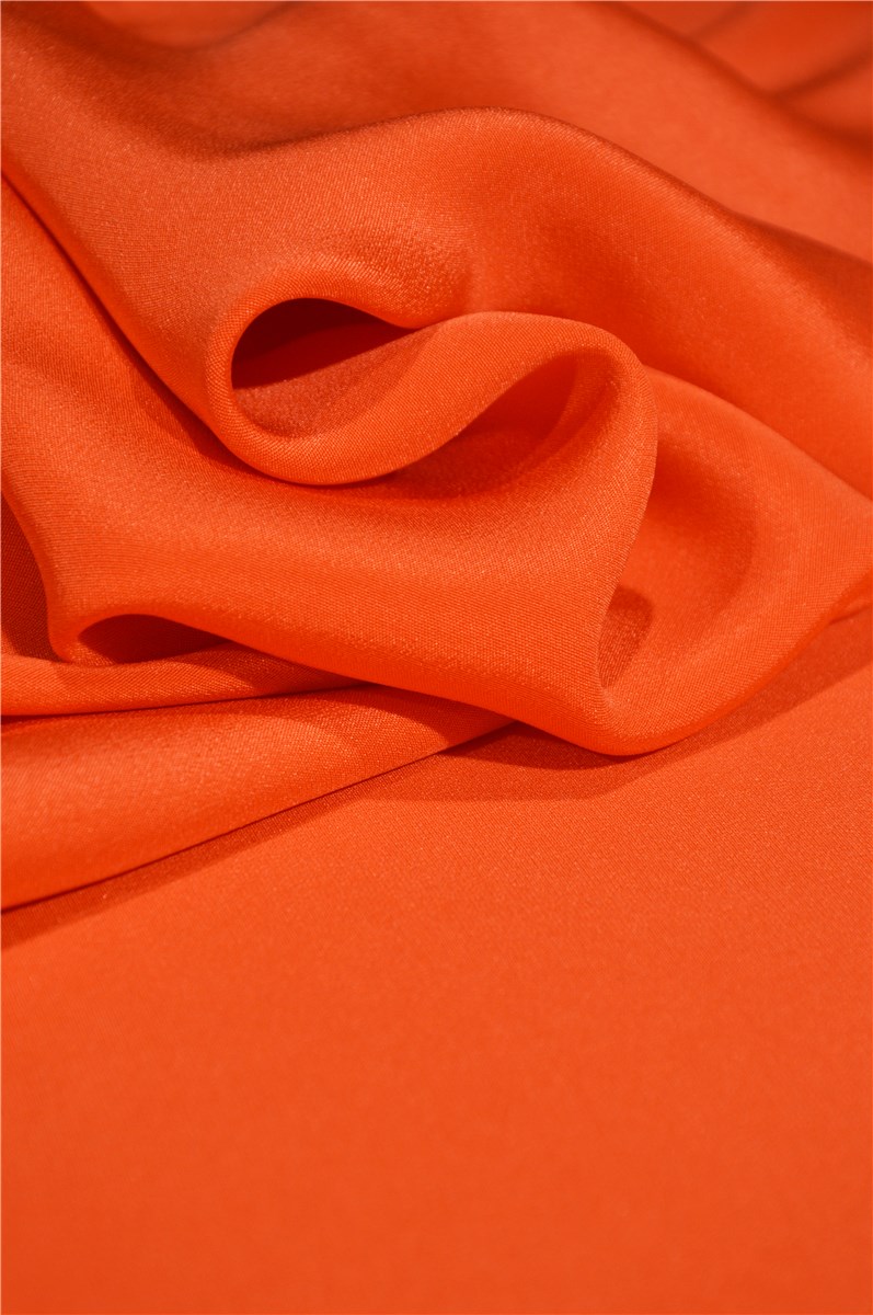 Crêpe Marocain - Uni - Orange
