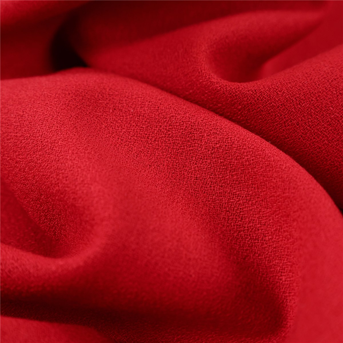 Crêpe de laine lourd - Uni - Rouge brique 