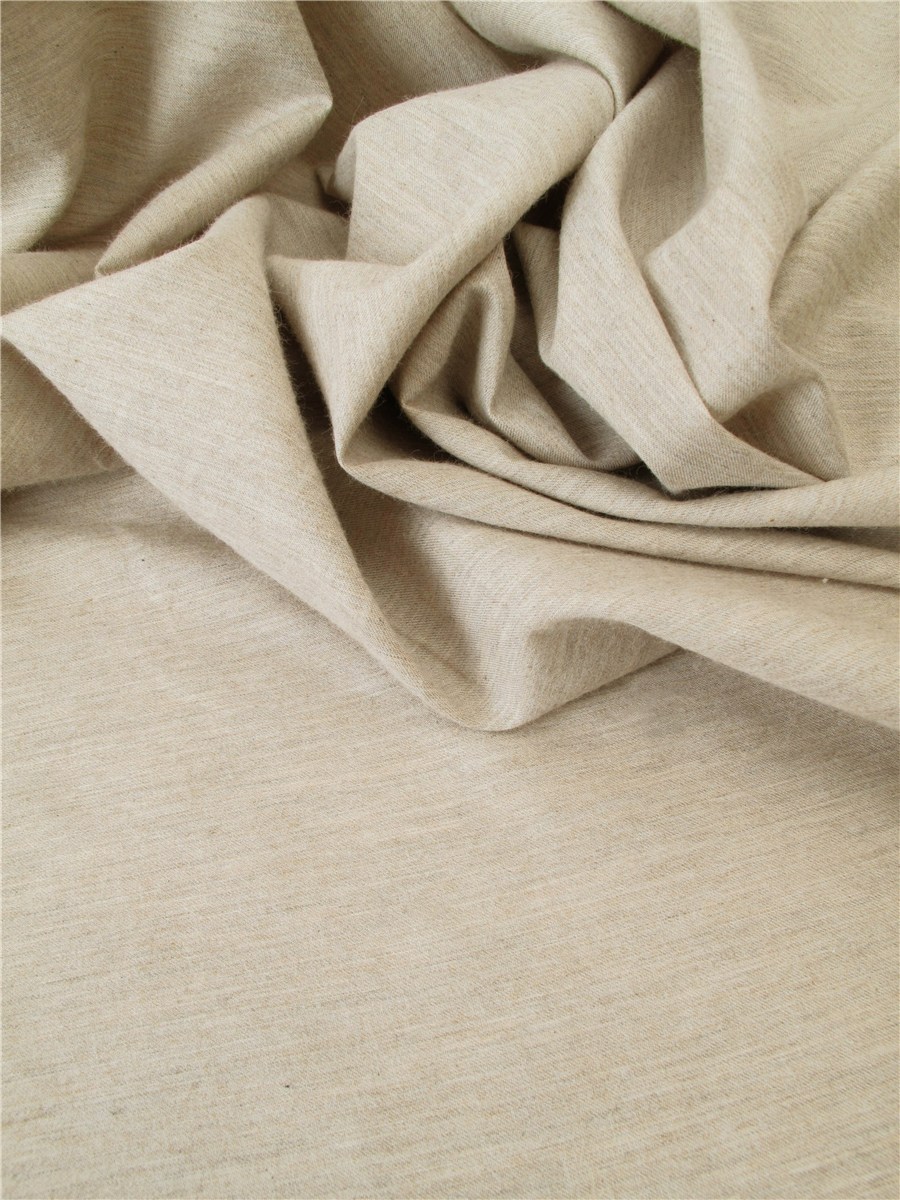 Echantillon 15x20 cm - Twill Coton léger - uni - Grège 