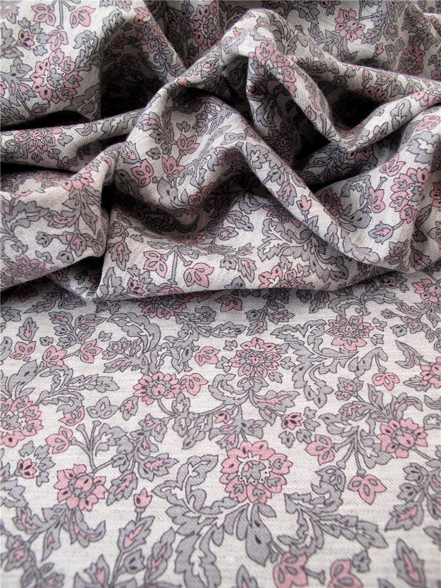 Twill Coton léger - Isabella - Gris rose