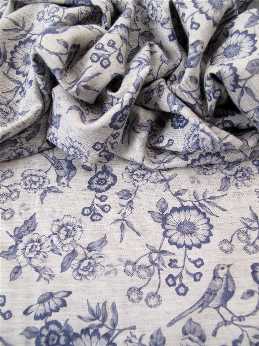 Twill Coton léger - Floria - Indigo 