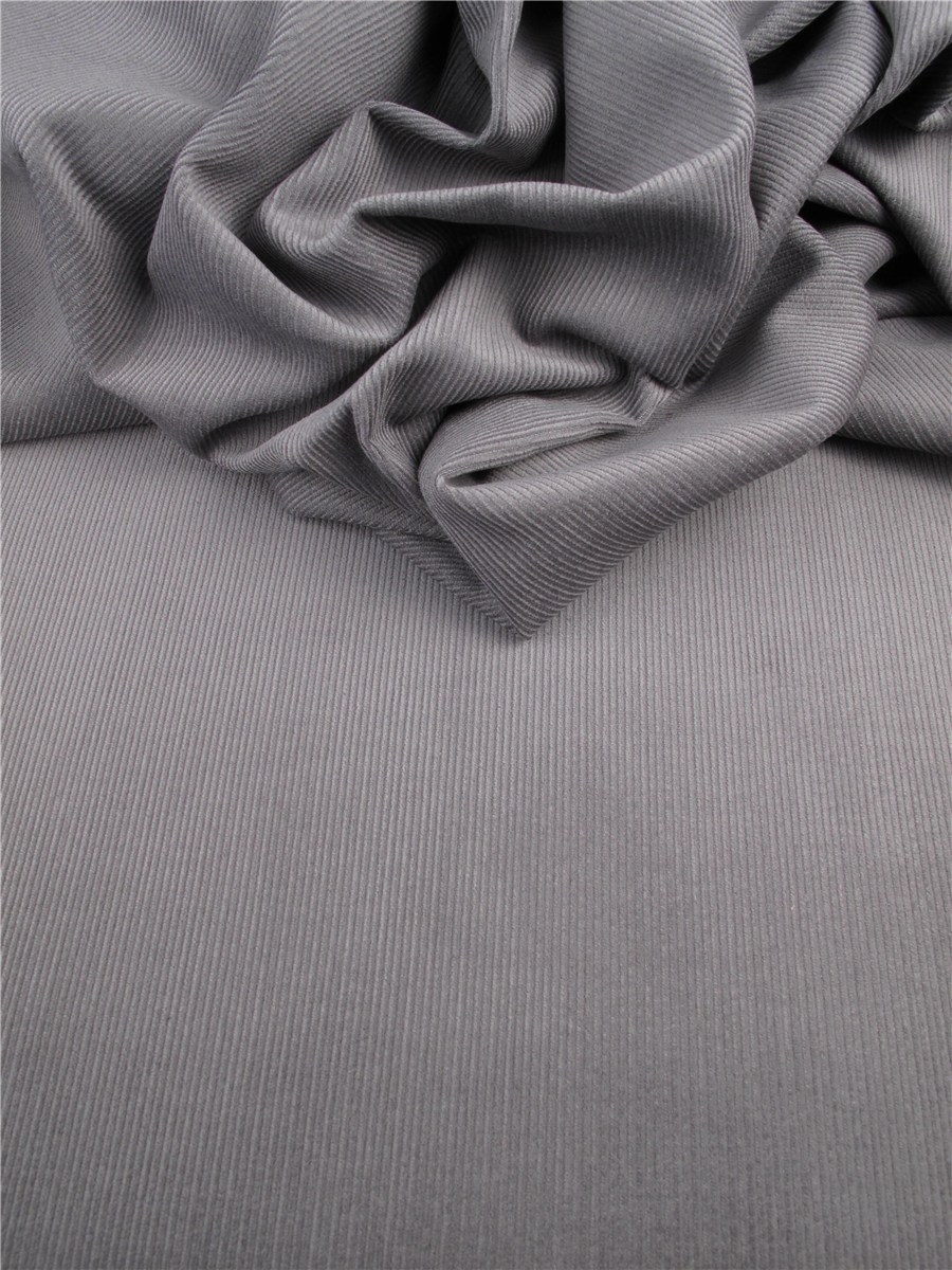 Velours milleraies Classic - uni - Gris