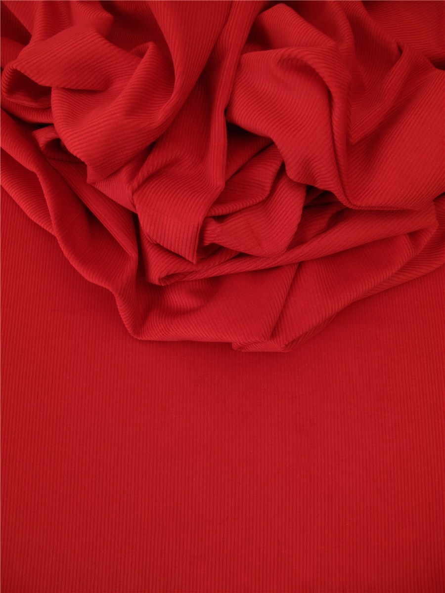 Baby Cord - Extra - Plain - Rouge