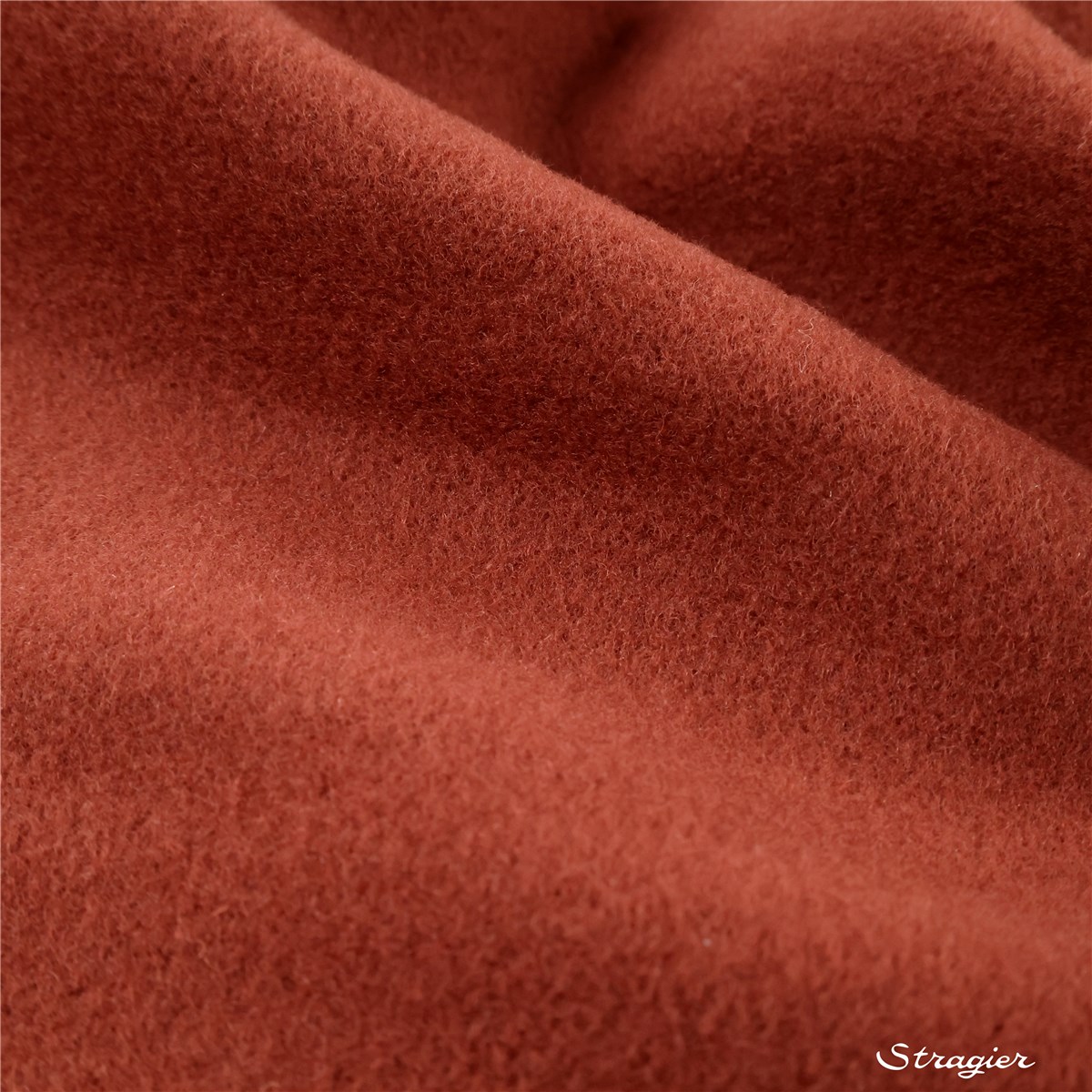 Velours de laine - Uni - Terre Sienne