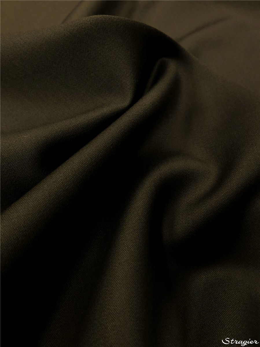 Satin de laine - uni - Bronze 