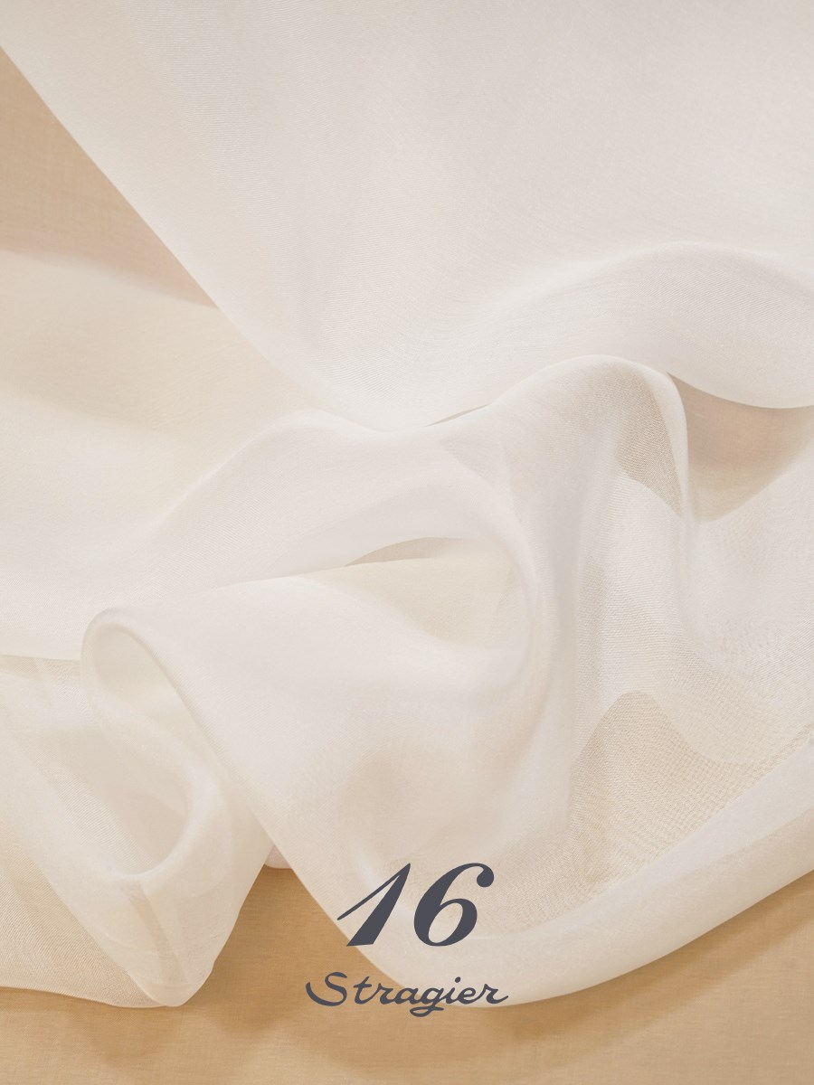 Silk Chiffon - Plain - Stragier Porcelain