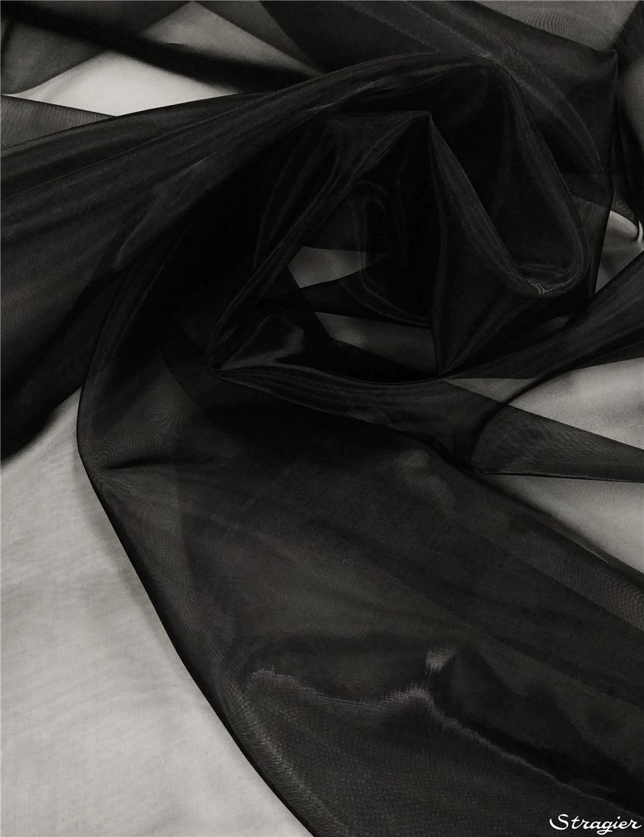 Crin souple - uni - Noir 