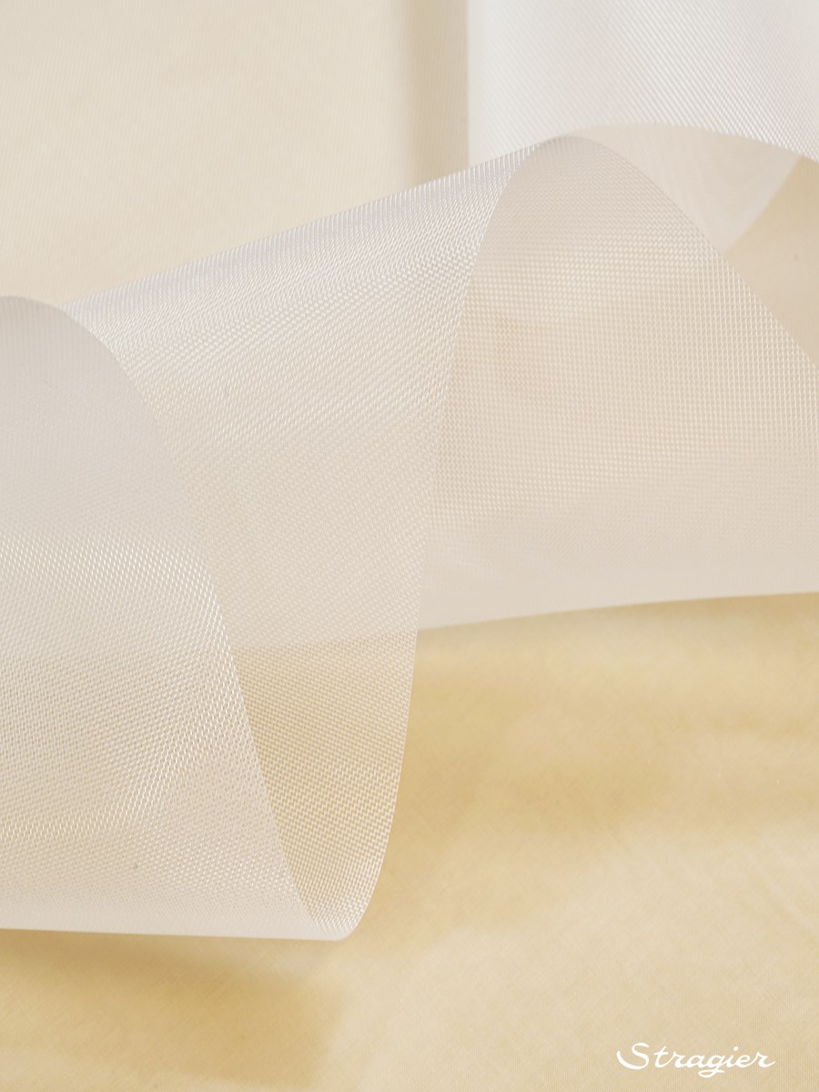 Horsehair fabric - coarse - Plain - Blanc